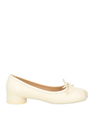 MM6 MAISON MARGIELA Ballet flats Ivory Leather