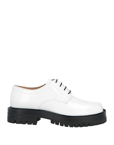 MAISON MARGIELA Laced shoes White Leather