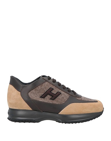HOGAN Sneakers Sand Textile fibers, Leather