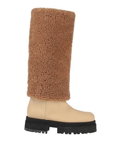 MARIA LUCA Boots Camel Calfskin, Shearling