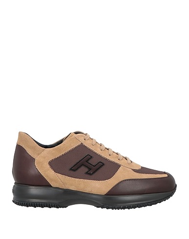 HOGAN Sneakers Fibres textiles, Cuir