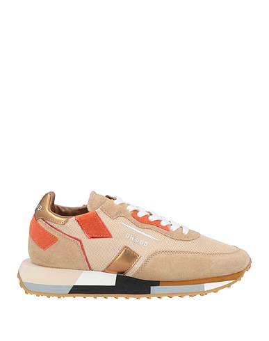 GHŌUD Venice Sneakers Beige Leather, Textile fibres