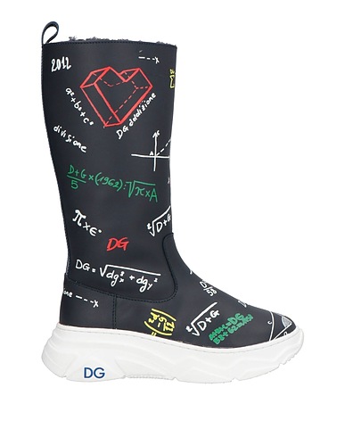 DOLCE&GABBANA Boots Midnight blue 100% Calfskin