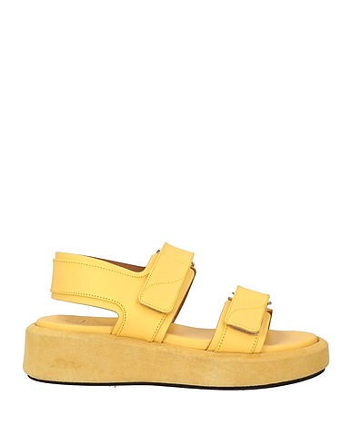 ATP ATELIER Sandals Yellow Cowhide