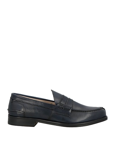 SAXONE Loafers Midnight blue Leather