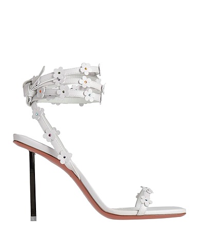 AMINA MUADDI Sandals White Leather