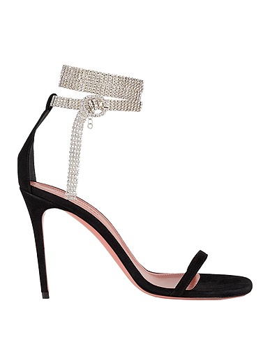 AMINA MUADDI Sandals Black Leather