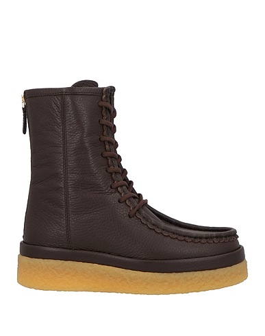 CHLOÉ Ankle boot Dark brown Leather