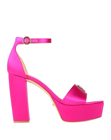 GUESS Sandals Fuchsia Textile fibres