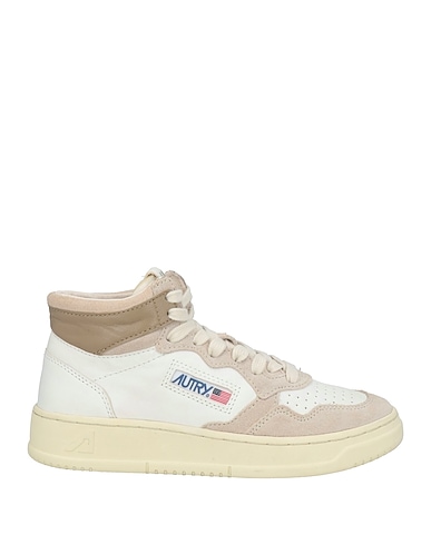 AUTRY Sneakers Khaki Leather, Textile fibers