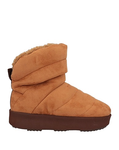 PIUMESTUDIO Ankle boot Camel Textile fibres
