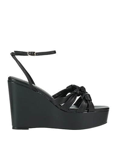 PINKO Sandals Black Leather
