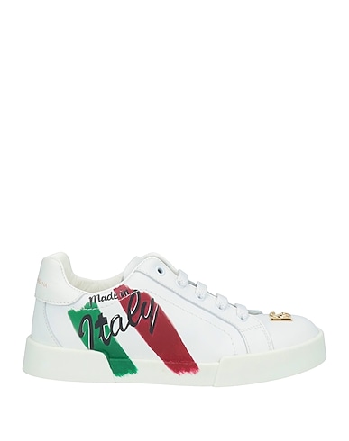 DOLCE&GABBANA Sneakers White Leather