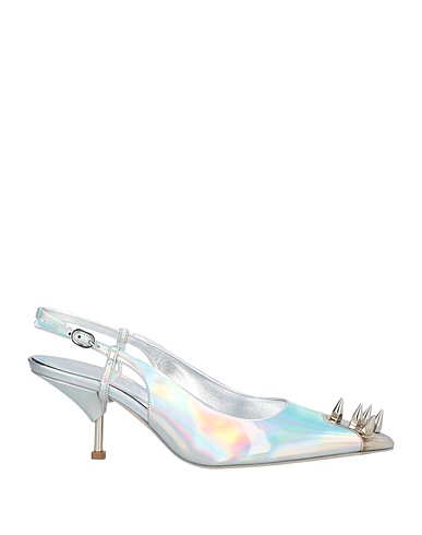 MCQUEEN Pumps ARGENTO Andere Fasern