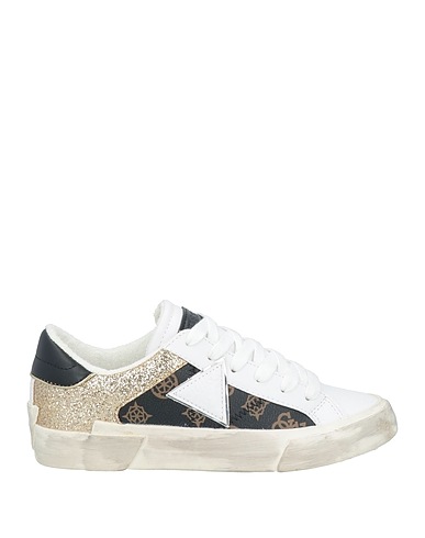 GUESS Sneakers Weiß Gewebefasern