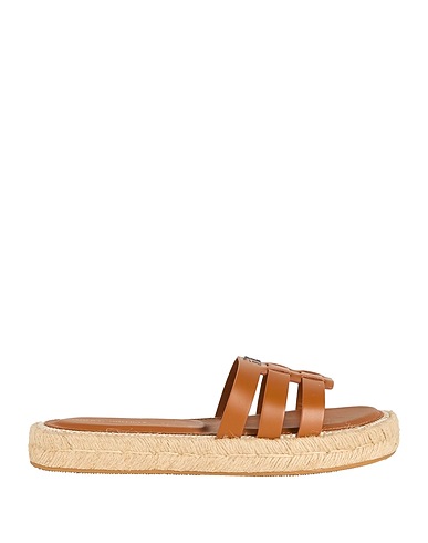 TOMMY HILFIGER Espadrilles Brown Leather