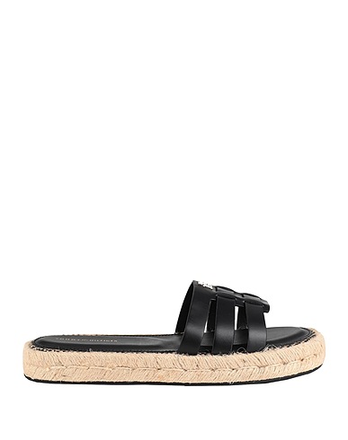 TOMMY HILFIGER Espadrillas Nero Pelle
