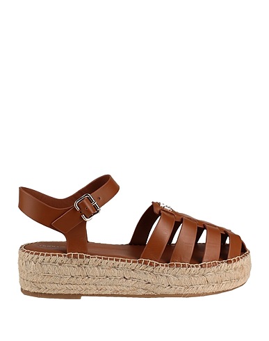TOMMY HILFIGER Espadrilles Brown Leather