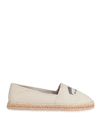 TOMMY JEANS Espadrilles Ivory Textile fibres