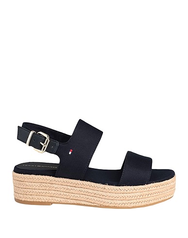 TOMMY HILFIGER Espadrilles Midnight blue Textile fibres