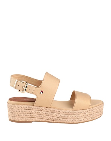 TOMMY HILFIGER Espadrilles Beige Textile fibres