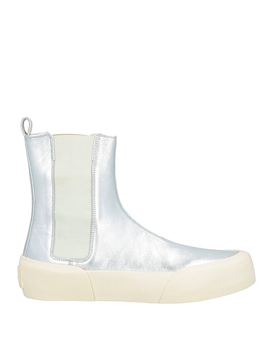 JIL SANDER Ankle boot Silver Leather