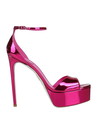 RENE' CAOVILLA Sandals Fuchsia Leather