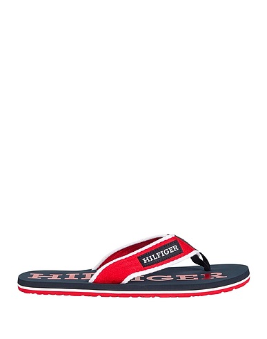 TOMMY HILFIGER Infradito Rosso Fibre tessili