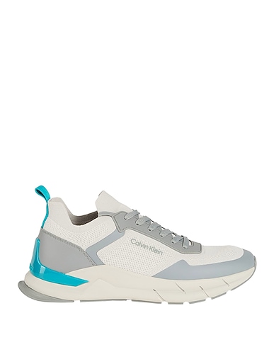 CALVIN KLEIN Sneakers Light grey Textile fibres, Rubber