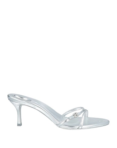 ALEXANDER WANG Sandals Silver Leather