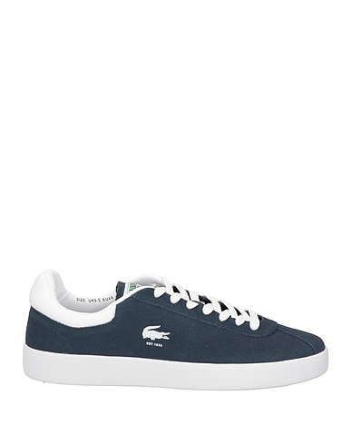 LACOSTE Sneakers Midnight blue Leather, Textile fibers