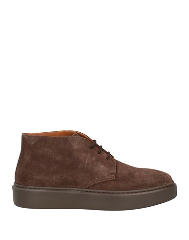 DOUCAL'S Ankle boot Dark brown Leather