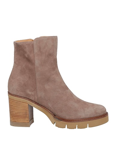 PAULETTE Ankle boot Taupe Leather