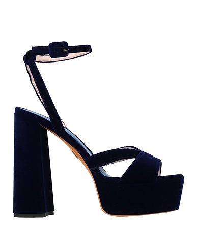 HILL HOUSE HOME Sandals Midnight blue Textile fibres