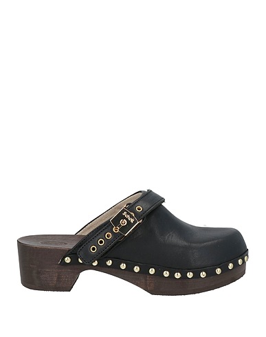 SCHOLL Mules and clogs Black Leather