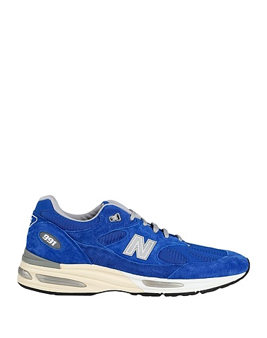 NEW BALANCE Sneakers 991
 Bright blue Leather, Textile fibers