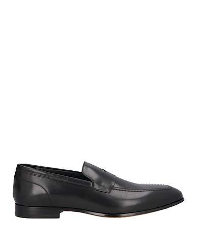 DOUCAL'S Loafers Black Leather