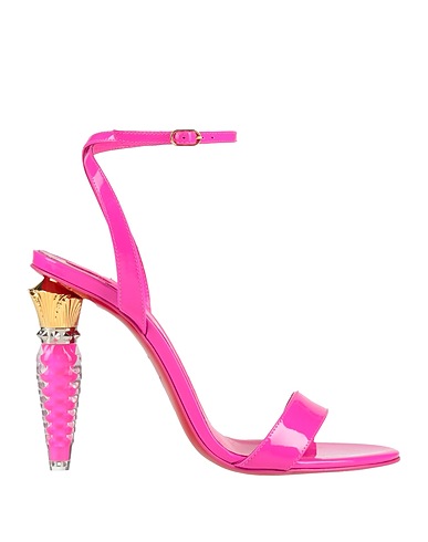 CHRISTIAN LOUBOUTIN Sandals Fuchsia Leather