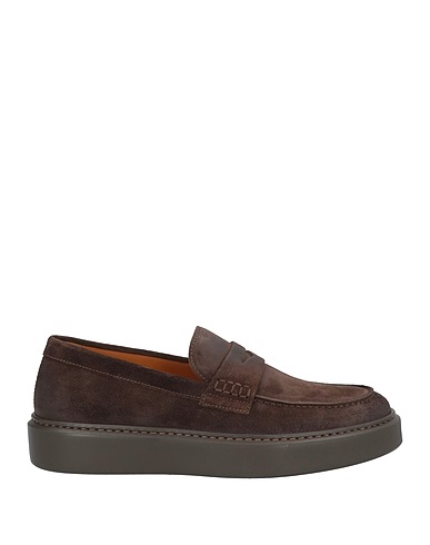 DOUCAL'S Loafers Dark brown Leather