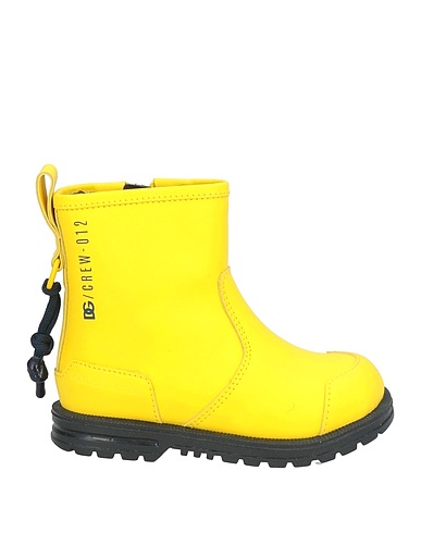 DOLCE&GABBANA Stivaletti Giallo Pelle di vitello