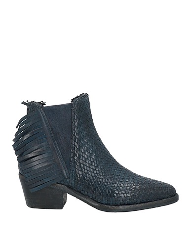 DAMY Ankle boot Navy blue Leather