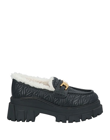 ELISABETTA FRANCHI Loafers Black Leather