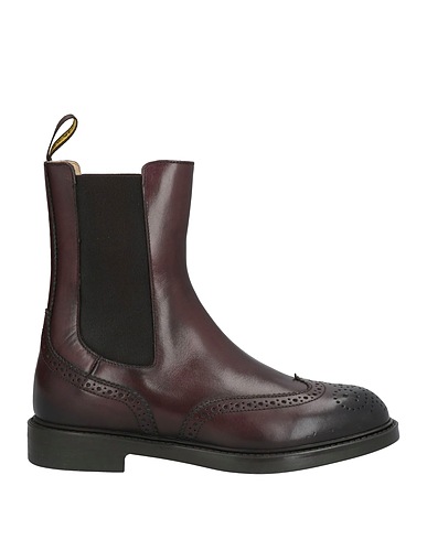 DOUCAL'S Ankle boot Dark brown Leather