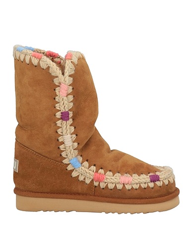 MOU Stiefelette Kamel Leder, Gewebefasern