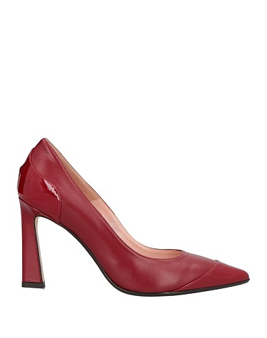 ANNA F. Décolleté Bordeaux Pelle