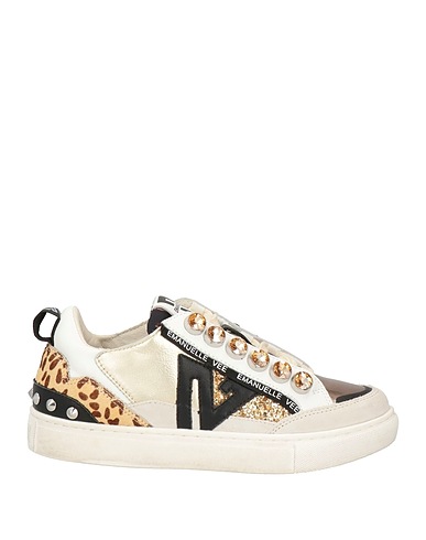 EMANUÉLLE VEE Sneakers Light grey Leather