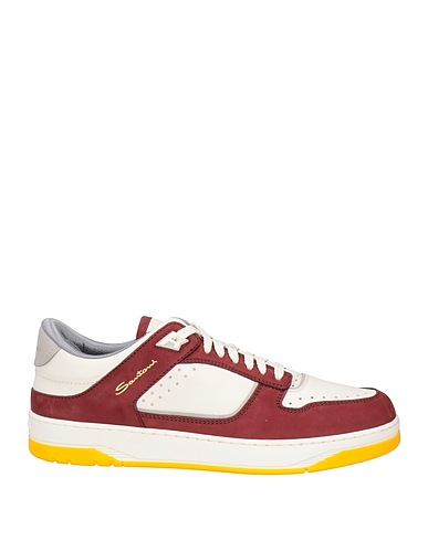SANTONI Кеды и кроссовки Сливовый Кожа