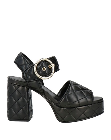 SEE BY CHLOÉ Sandals Black Textile fibres