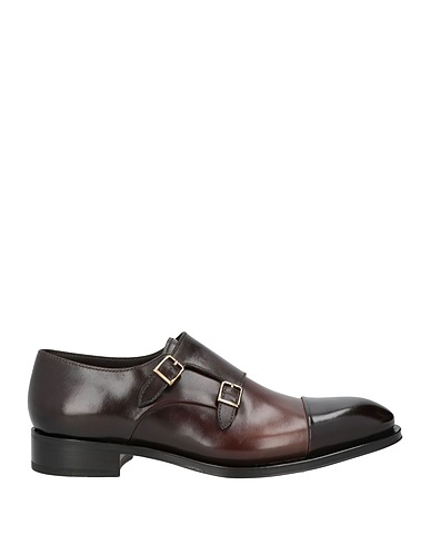 SANTONI Loafers Black Leather