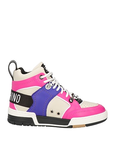 MOSCHINO Sneakers Magenta Textile fibers